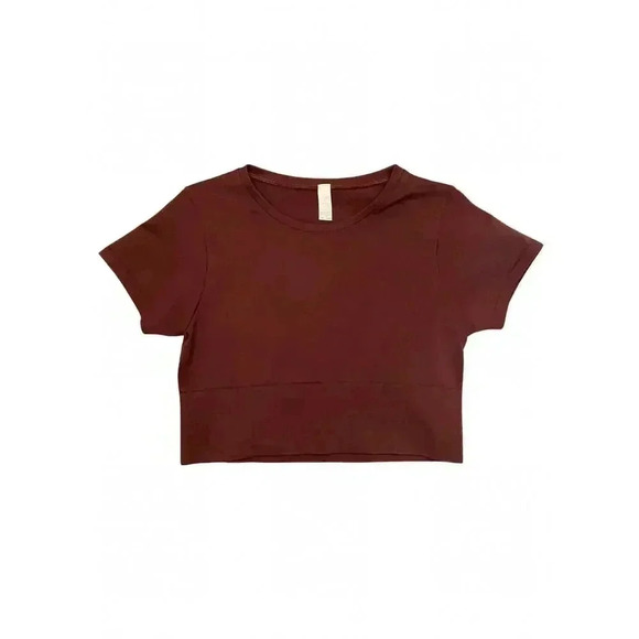 Aerie Offline Seamless Cropped T-Shirt Size Large - Picture 3 of 8